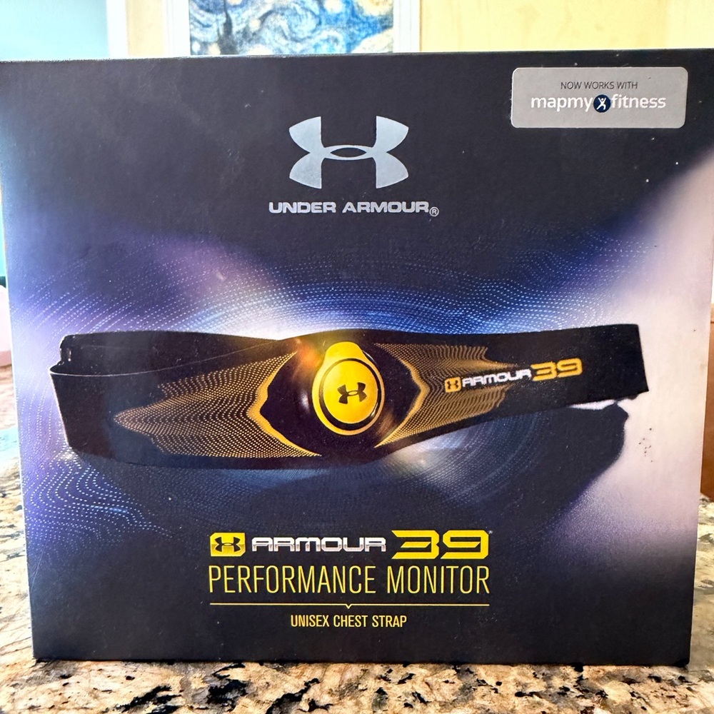 Under Armour Armour 39 Unisex Chest Strap - Black & Yellow